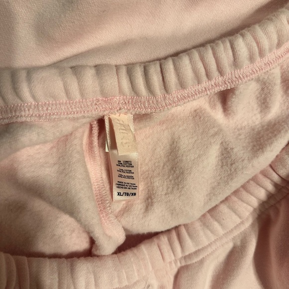 SKIMS Soft Pink Track Pants - Picture 2 of 3